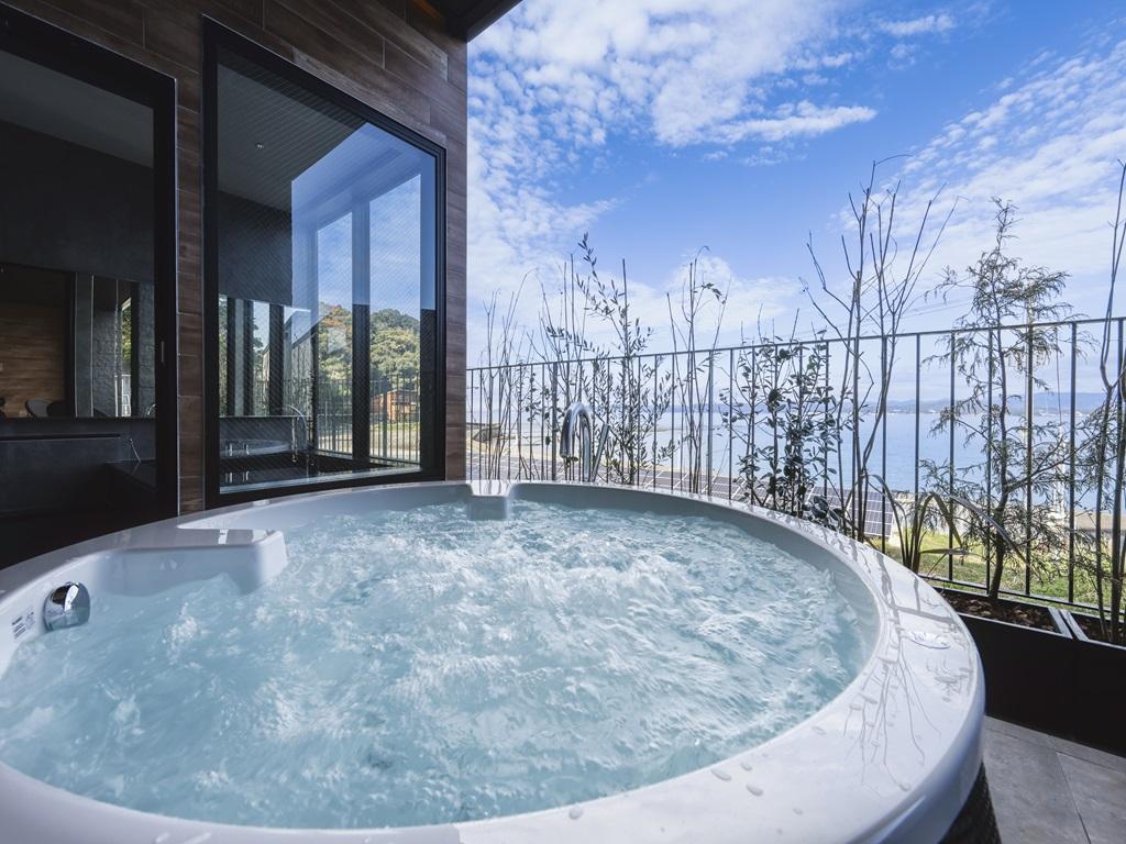 파이브 스프링 리조트 더 시라하마Quad (4 beds) Ocean view Non-Smoking
