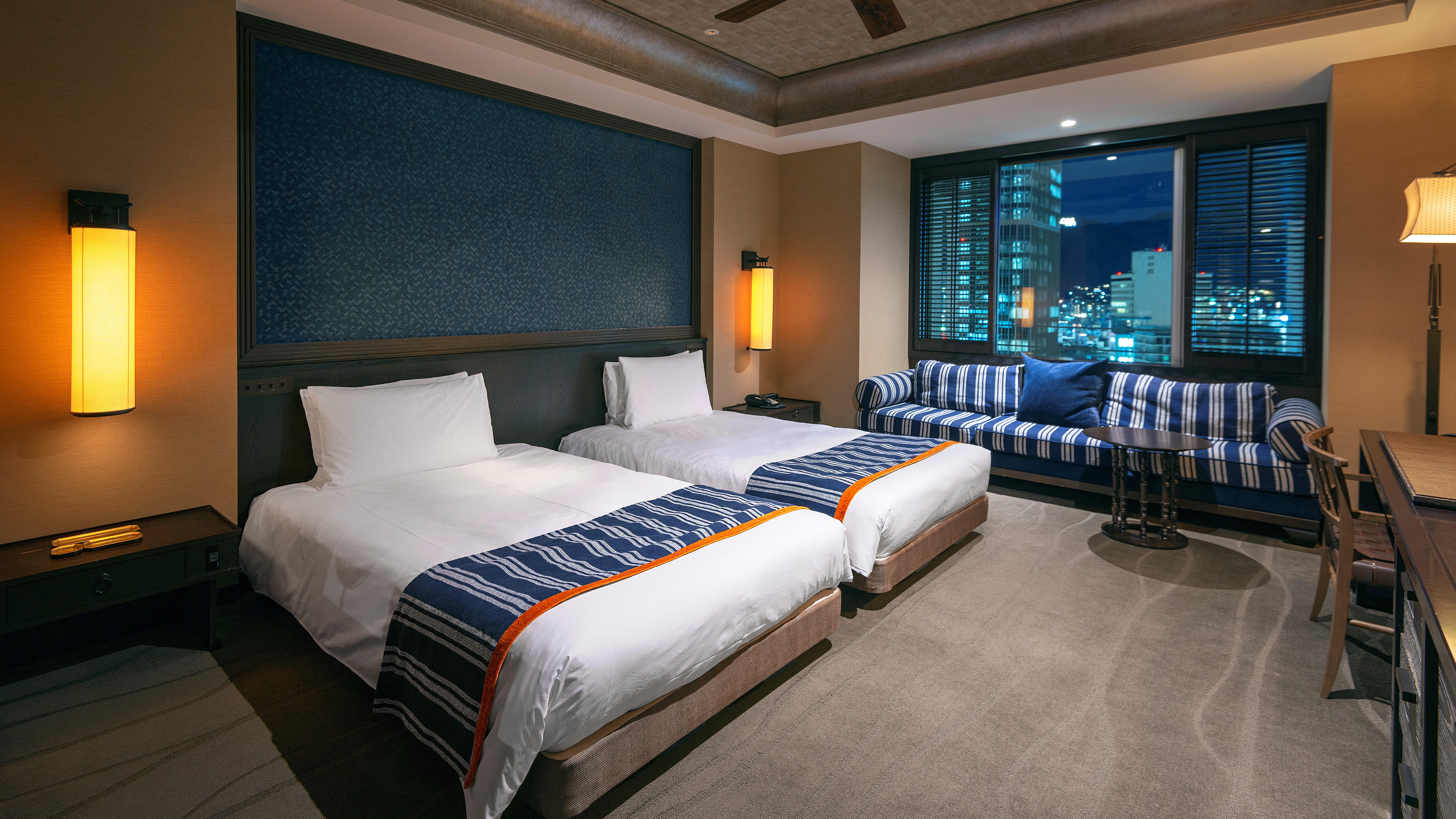 오리엔탈 호텔Twin Room Deluxe Town view Non-Smoking