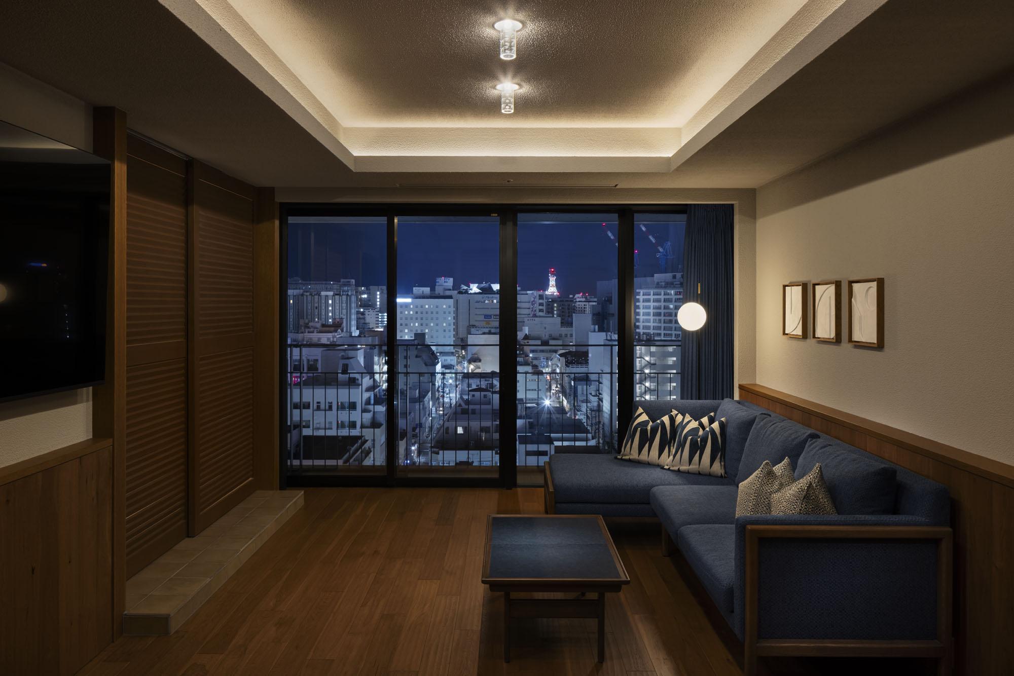 テラス スイート(ラウンジアクセス付き/ミニバーフリー/高層ビューバス/角部屋) 部屋2 | Southwest Grand Hotel