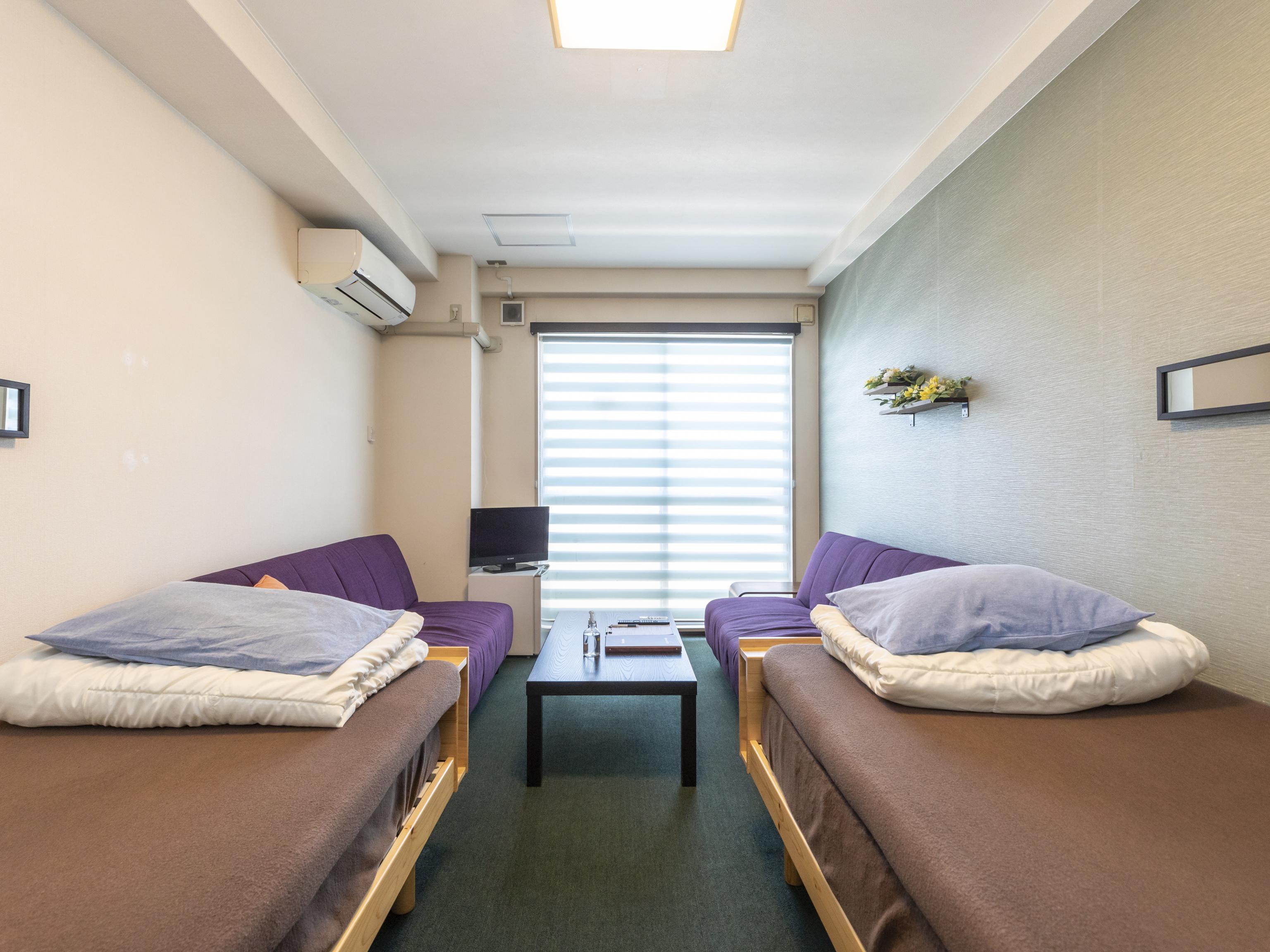 おもてなしホステル宮島【禁煙】ツインルーム（バス・トイレ共用）オーシャンビュー