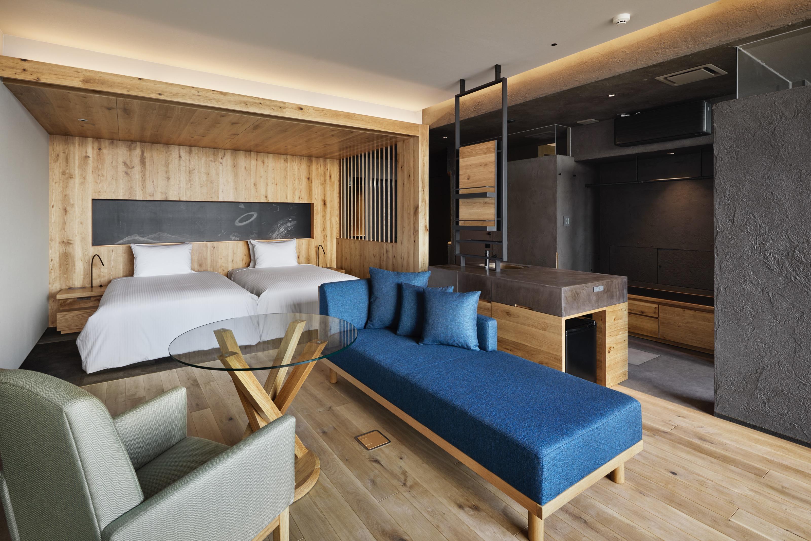 SEKIYA RESORT GALLERIA MIDOBARUデラックスツイン＜半露天風呂付＞3・4階