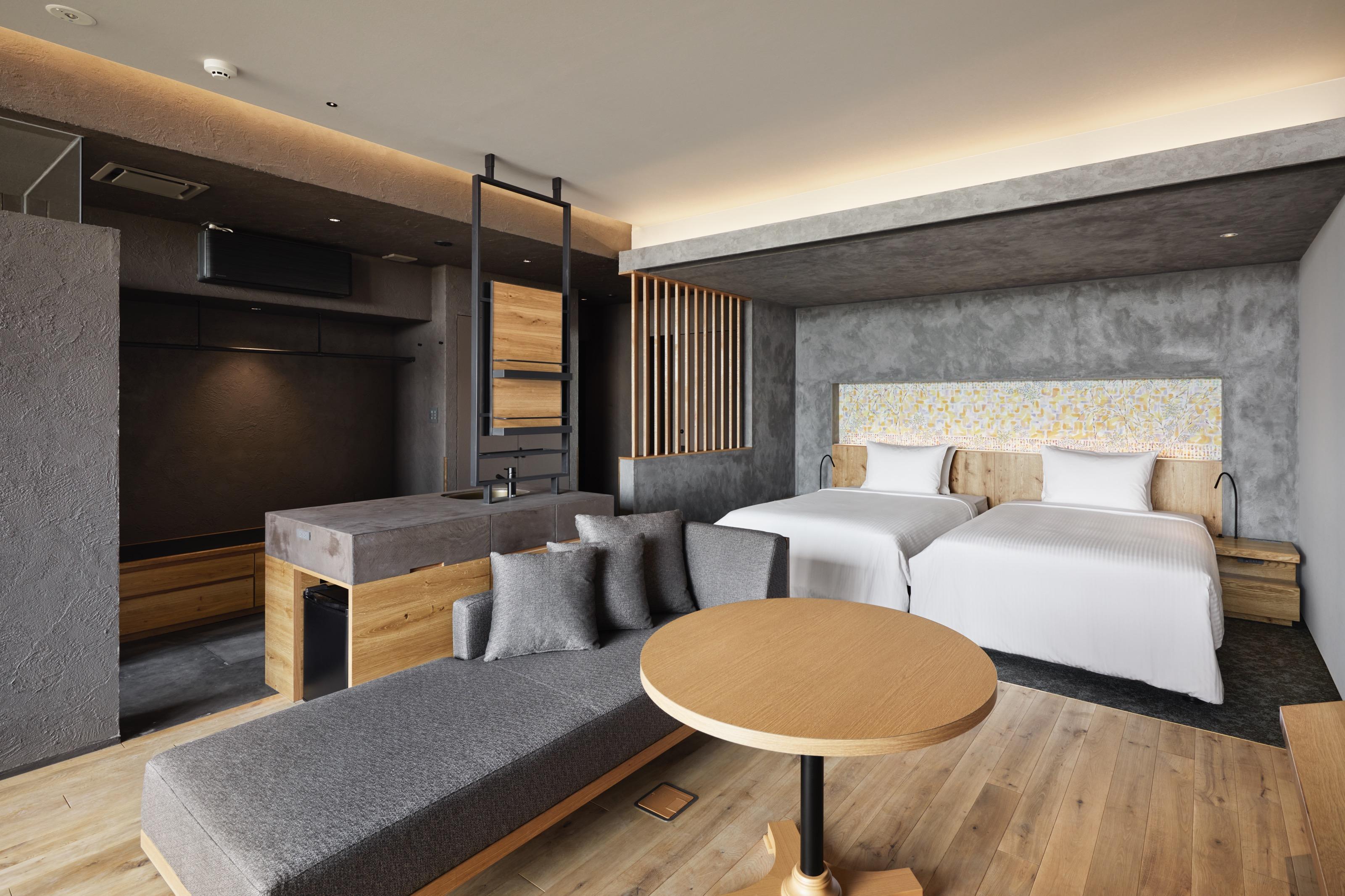 SEKIYA RESORT GALLERIA MIDOBARUツイン＜半露天風呂付＞1・2階