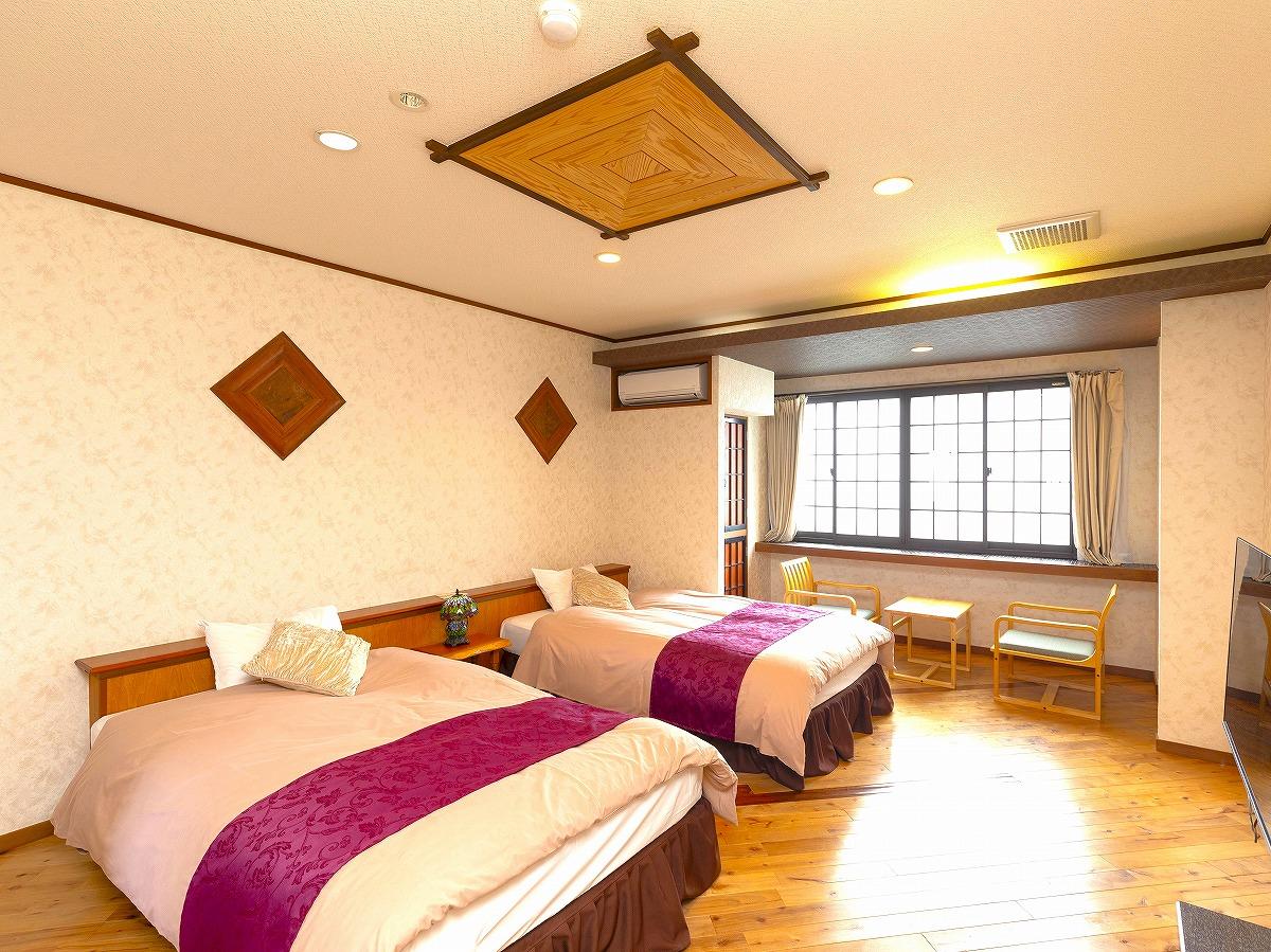 別府鉄輪温泉 和の宿 夢月【洋室】お洒落なツイン洋室（禁煙）