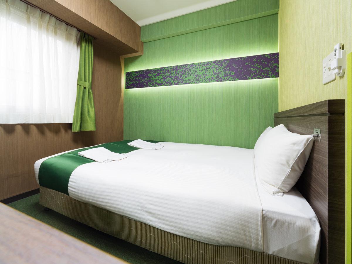 KOKO HOTEL 名古屋丸の内【禁煙】スタンダードダブル／12.4平米／140cm幅×1台