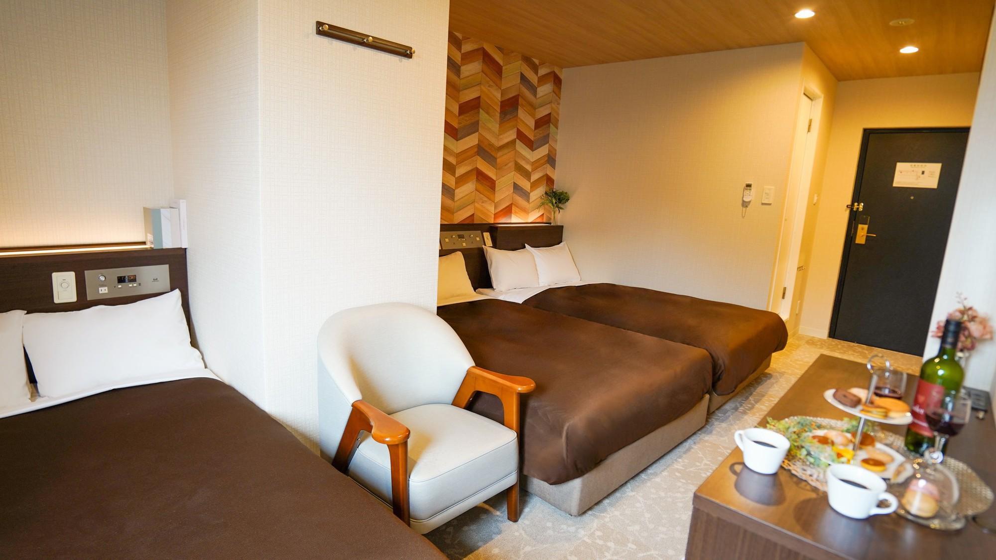 Hotel Newgaea YanakawaTriple Room Standard Smoking