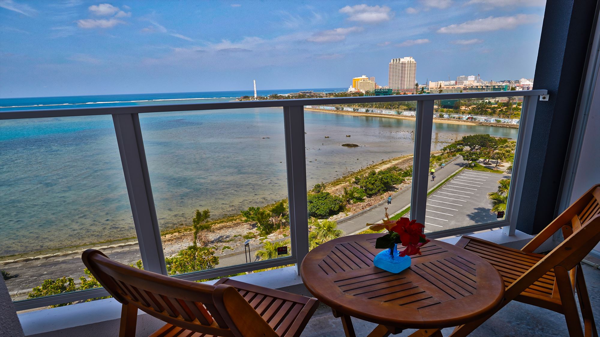 Beach Front Tower MihamaTwin Room Deluxe Ocean view Non-Smoking