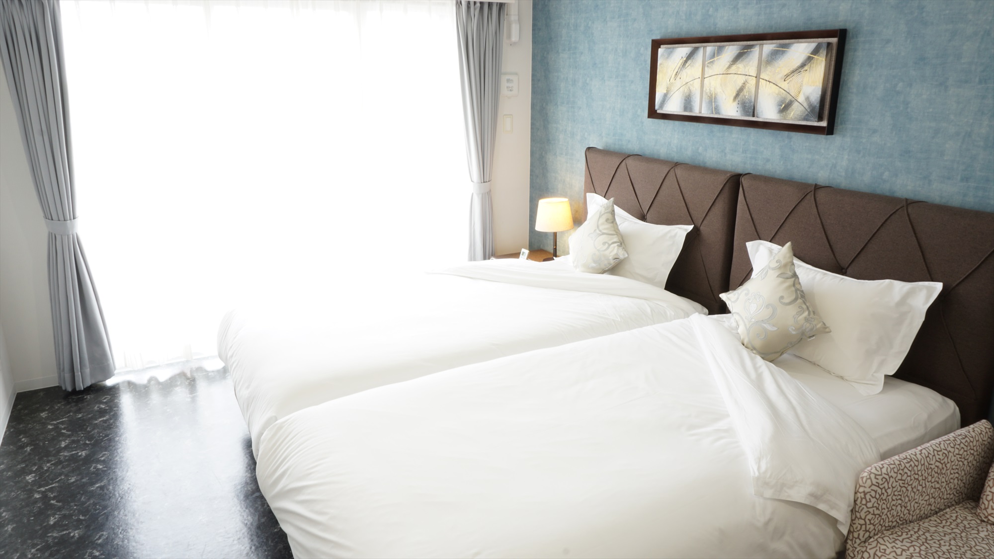 Beach Front Tower MihamaTwin Room Standard Ocean view Non-Smoking
