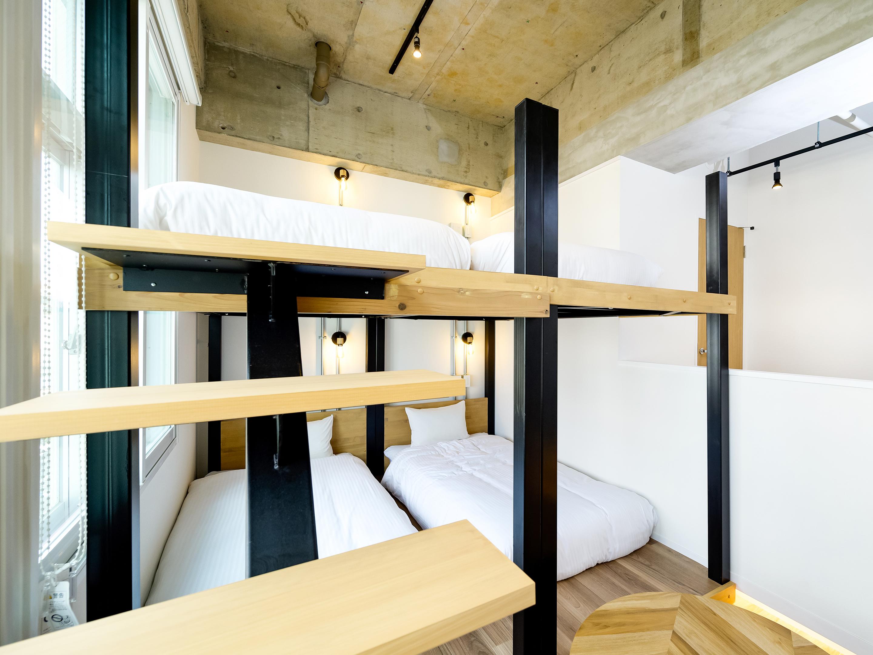 Abest Cube Naha Kokusai StreetQuad (4 beds) Economy Non-Smoking
