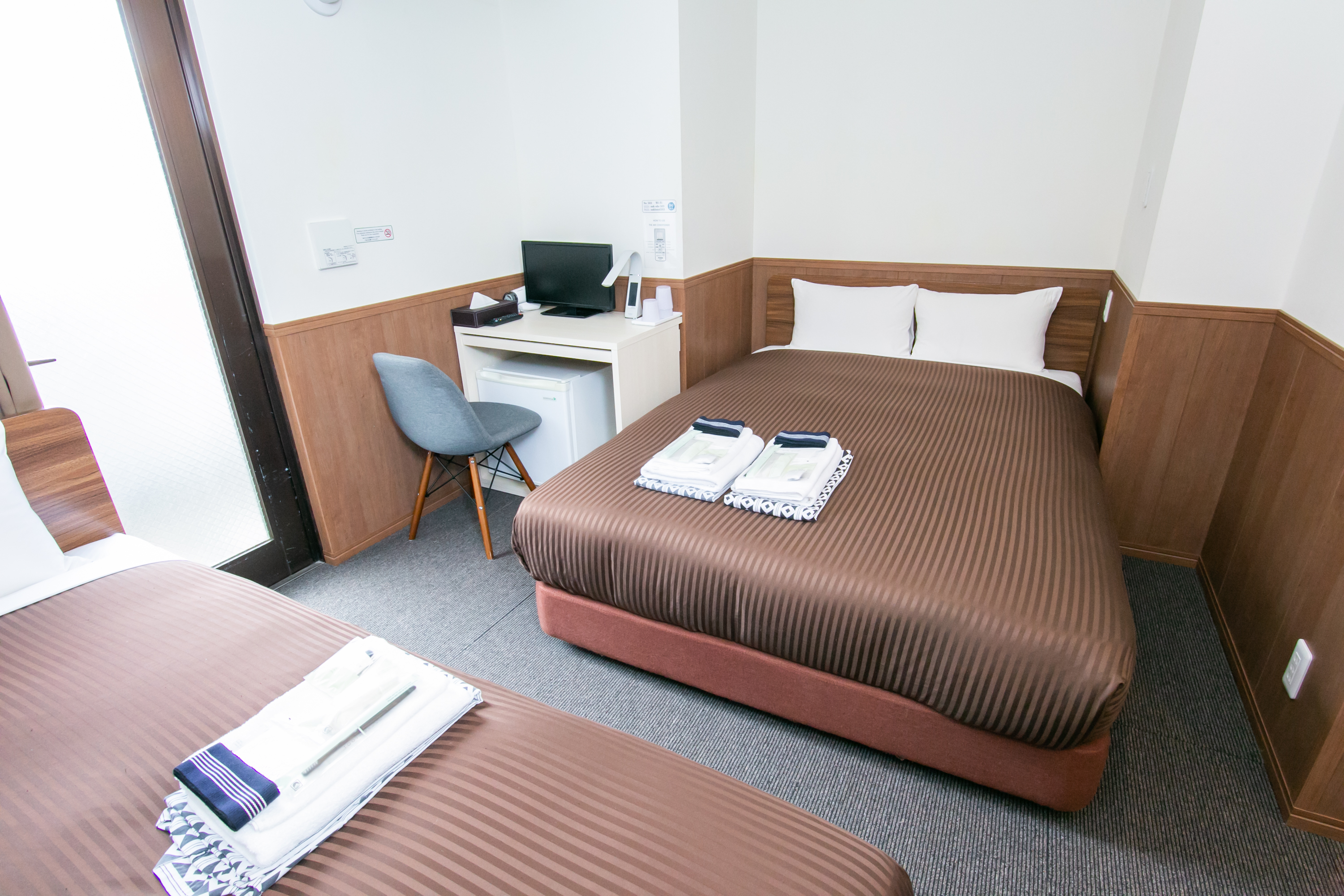 Oak Hotel Edo - HostelTriple Room Standard Town view Non-Smoking