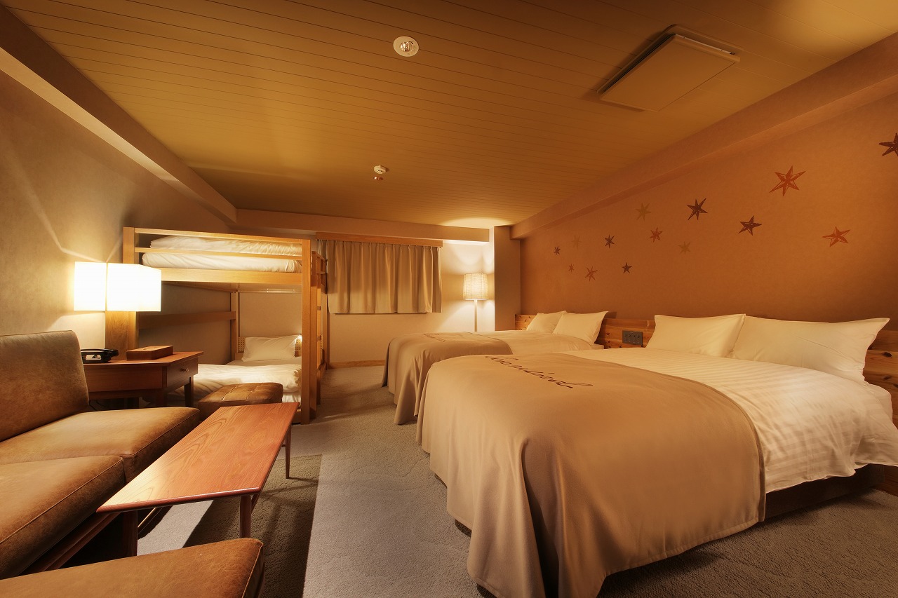 언와인드 호텔 & 바 삿포로Quad (4 beds) Standard Non-Smoking