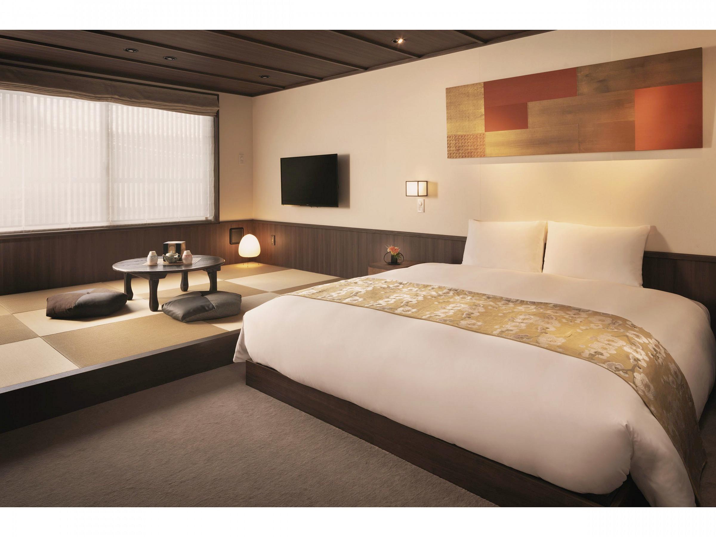THE JUNEI HOTEL 京都 御所西プレミアムダブル　禁煙　約40平米　五感を満たすひとときを