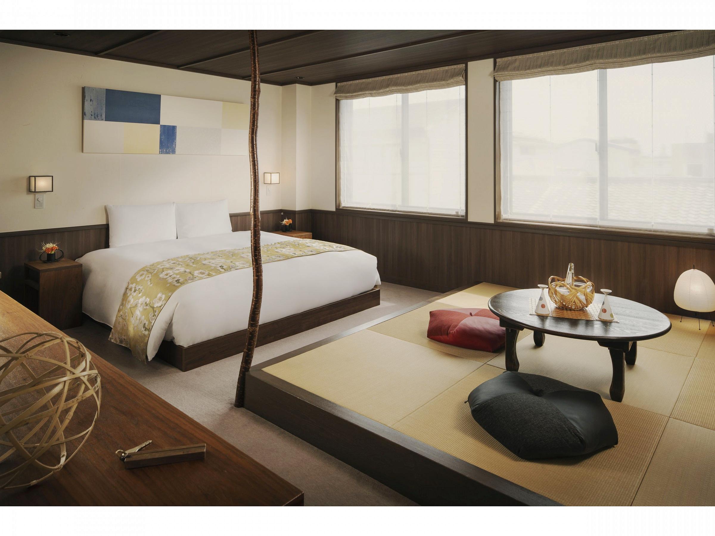 THE JUNEI HOTEL 京都 御所西プレミアムダブル　禁煙　約40平米　五感を満たすひとときを