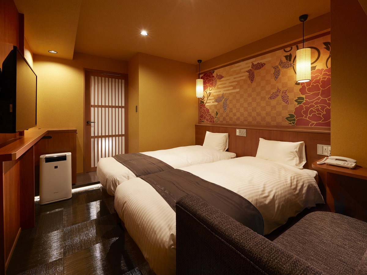 SAKURA SKY HOTEL【風呂ツイン】浴室/トイレ別　21.4平米