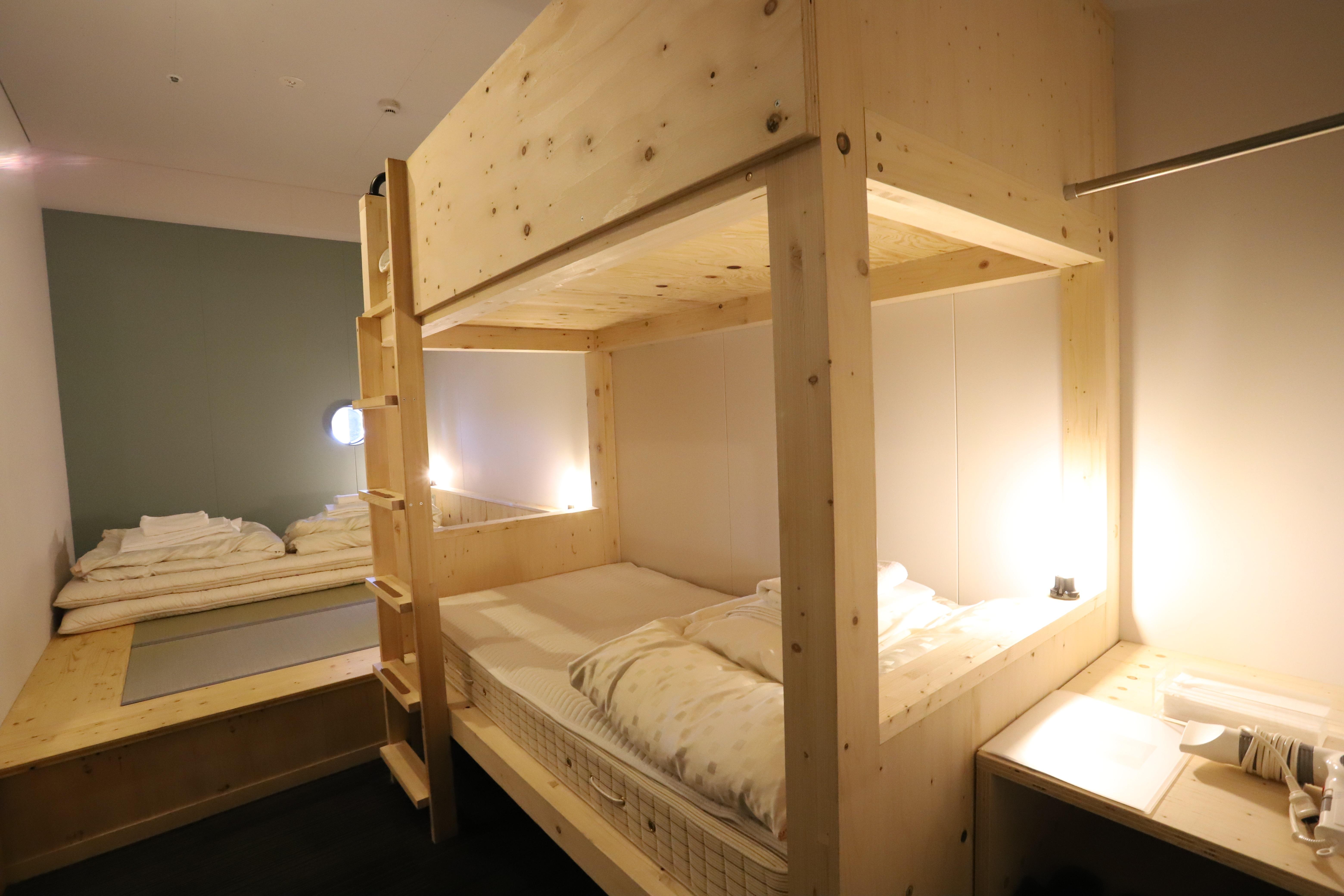 HOSTEL TOMARファミリールーム(小上がり・二段ベッド)