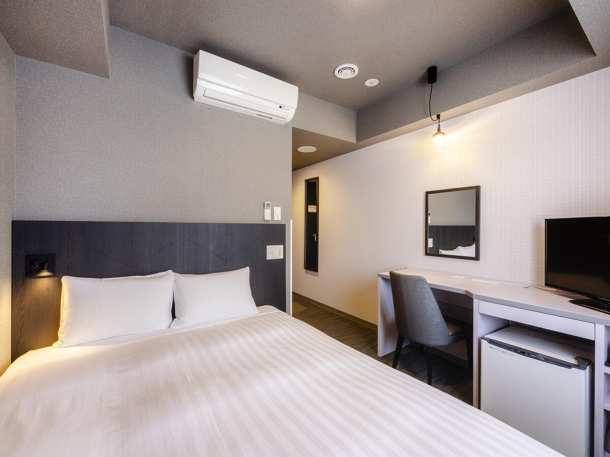KOKO HOTEL 新橋御成門【禁煙】スタンダードダブル／15平米／155cm幅×1台
