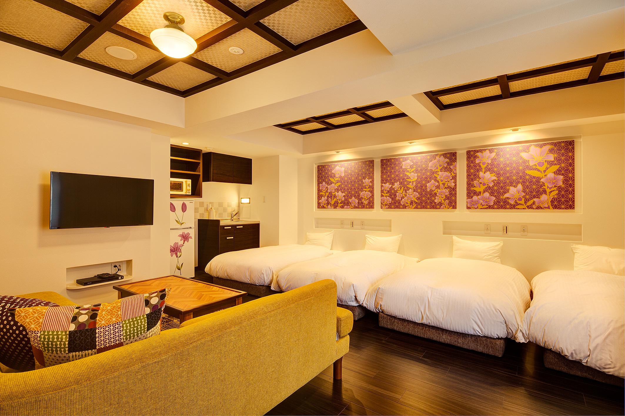 Sanrriott KitahamaQuad (4 beds) Non-Smoking