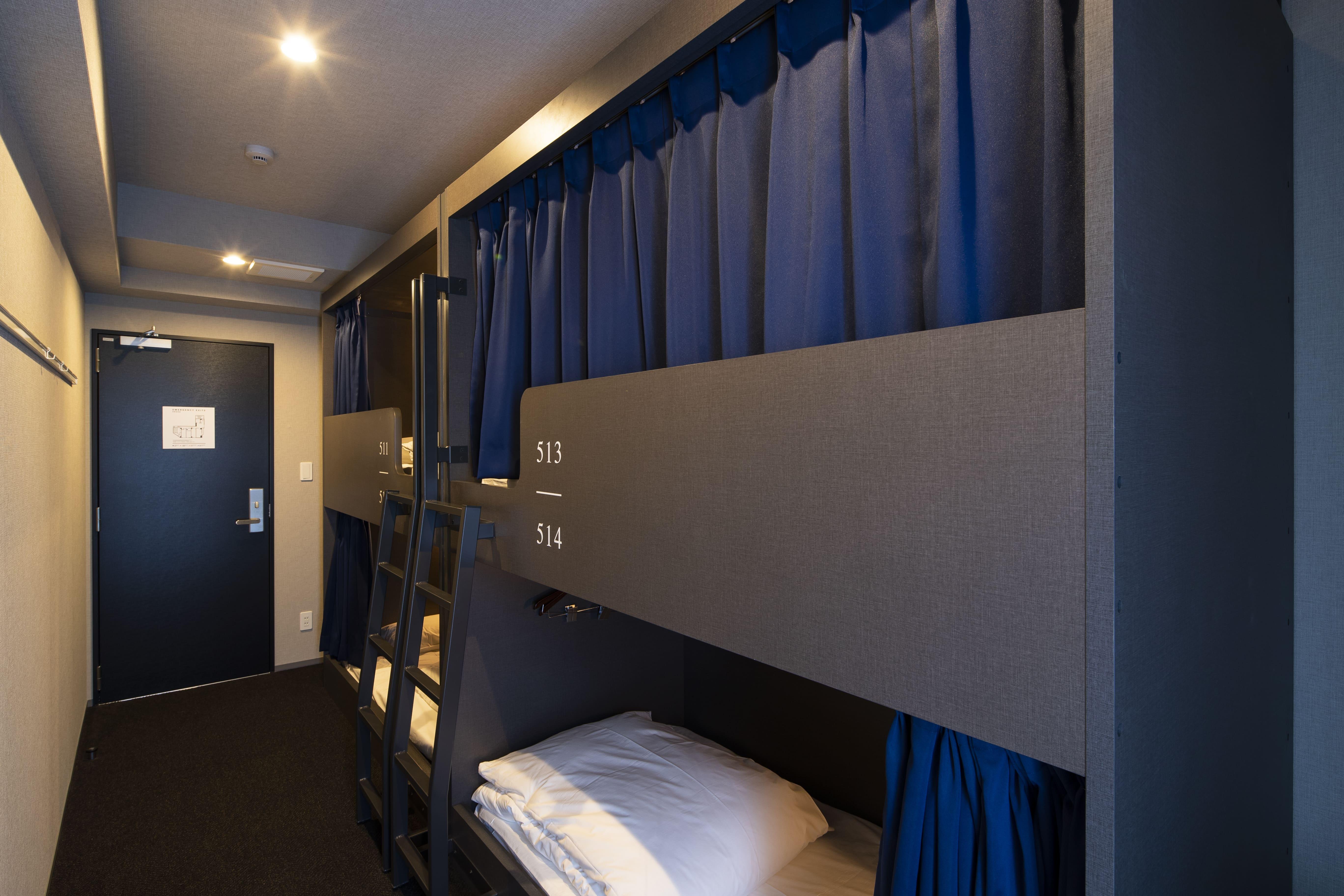 IMANO OSAKA SHINSAIBASHI HOSTEL【個室】グループルーム◆4名様定員(シャワー・トイレ共用)