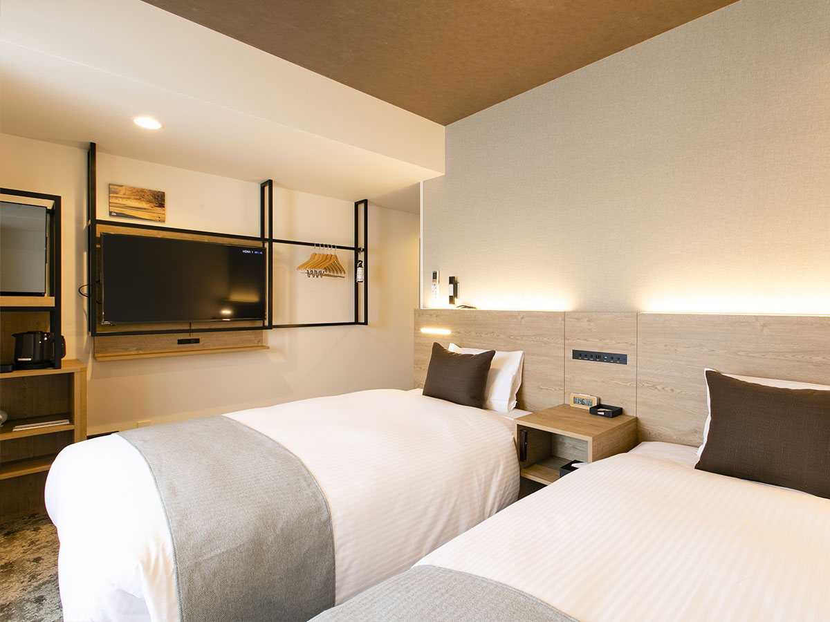 KOKO HOTEL 札幌すすきの【禁煙】スーペリアツイン／26平米／120cm幅×2台