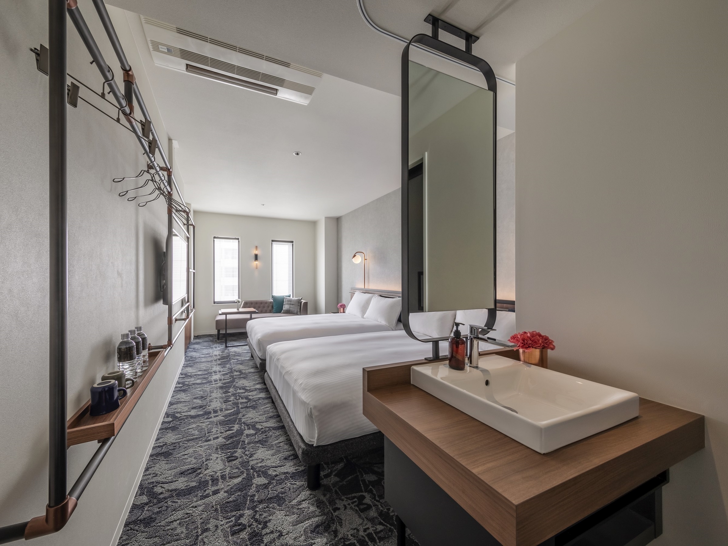 The Lively Honmachi OsakaTwin Room Regular Non-Smoking