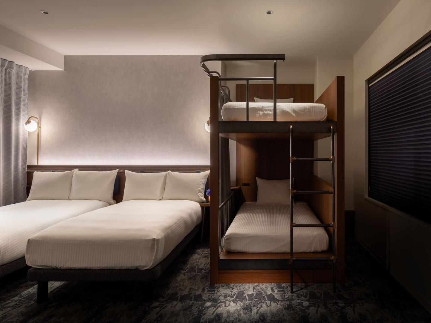 The Lively Honmachi OsakaQuad (4 beds) Superior Non-Smoking
