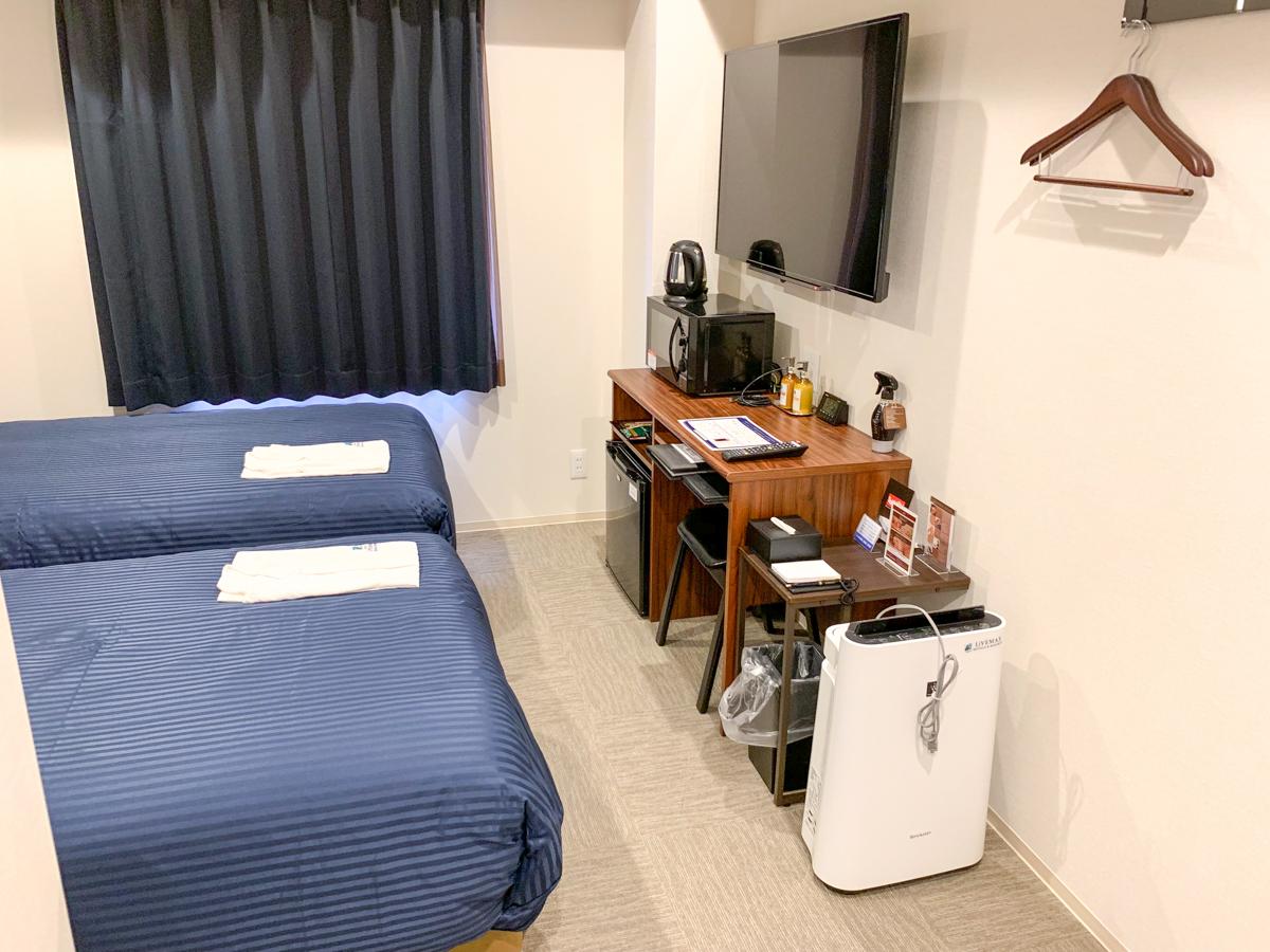 ホテルリブマックス東京神田EAST◇禁煙◇コンパクトツインルーム◇シングルベッド(×2台)◇