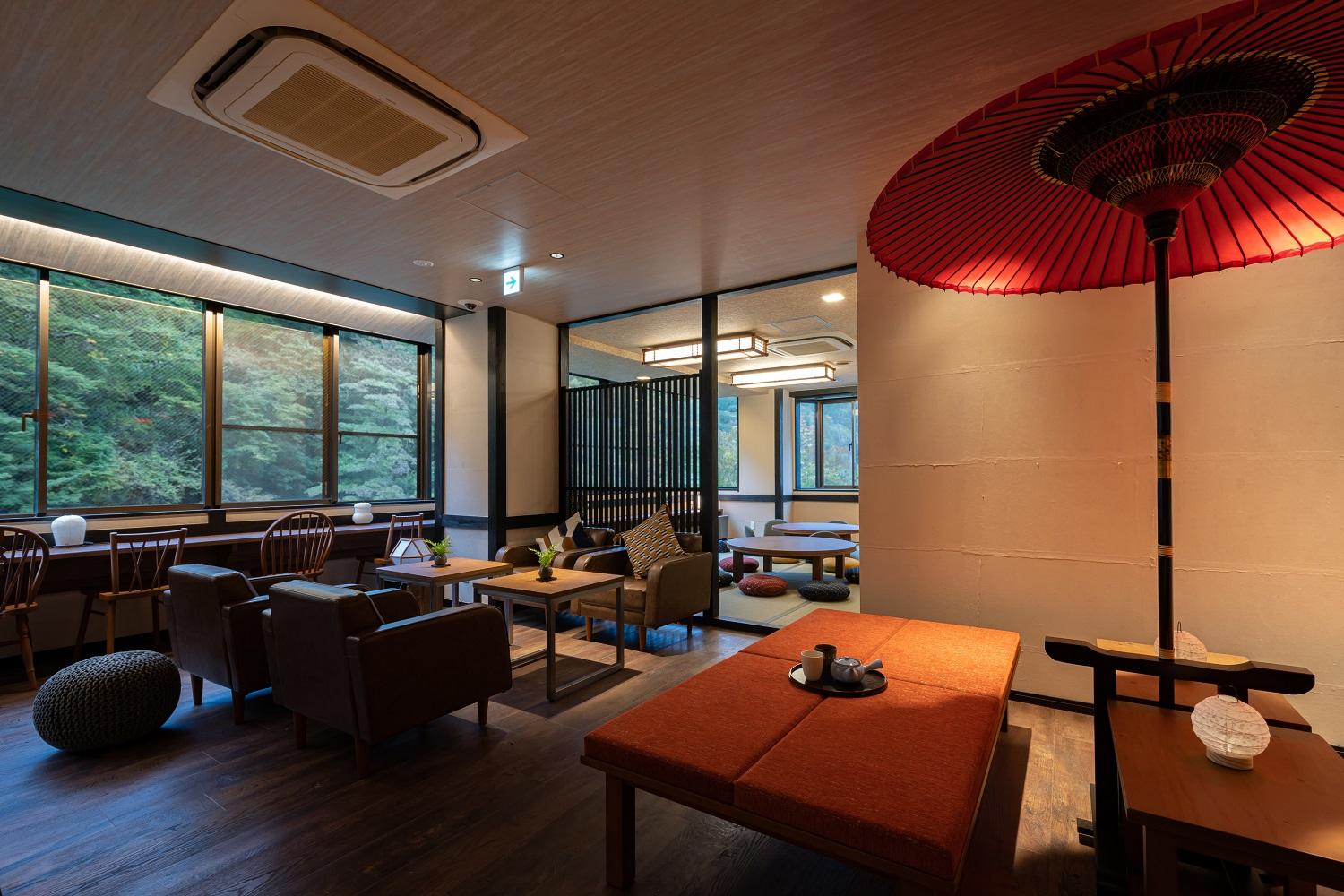 Onsen Guesthouse Tsutaya - HostelSemi-double Superior River view Non-Smoking