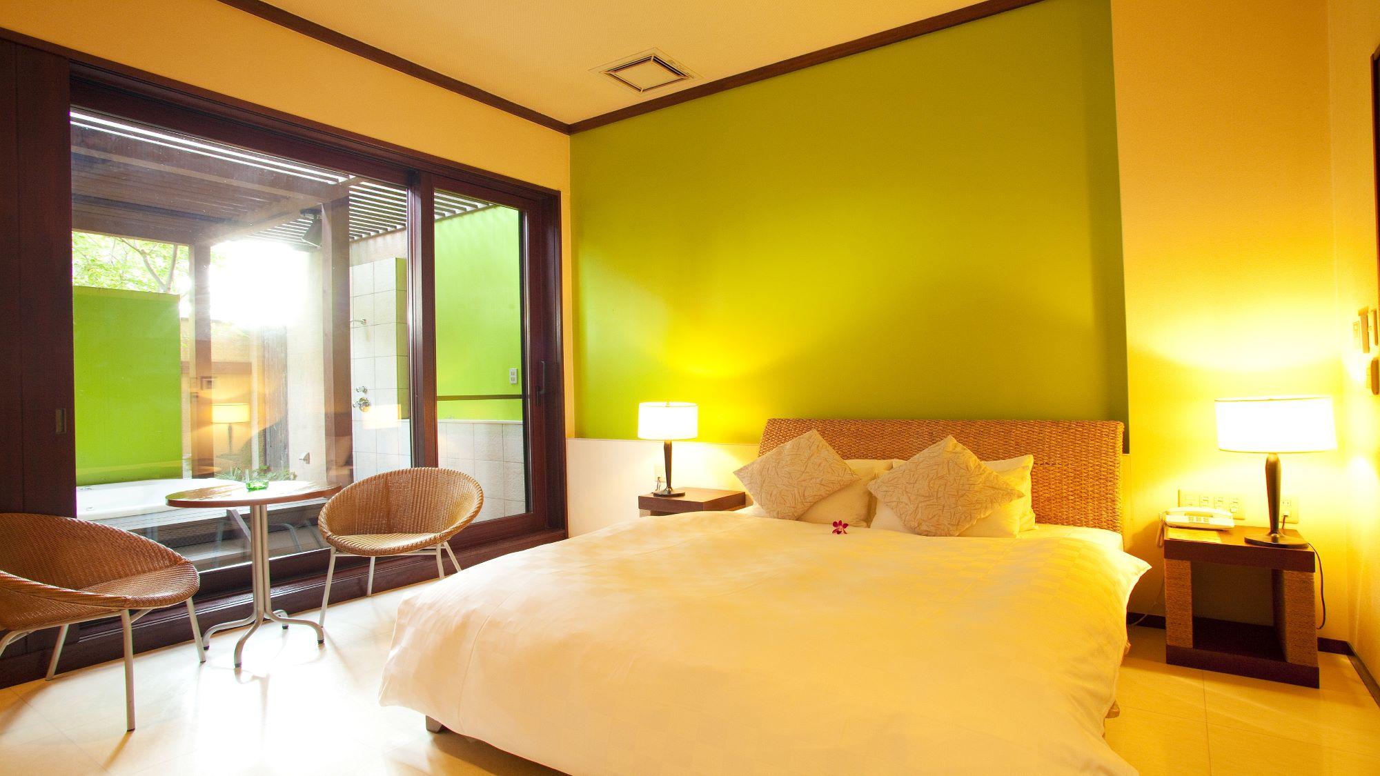 hotel Allamanda1階専用露天風呂付ダブルルーム