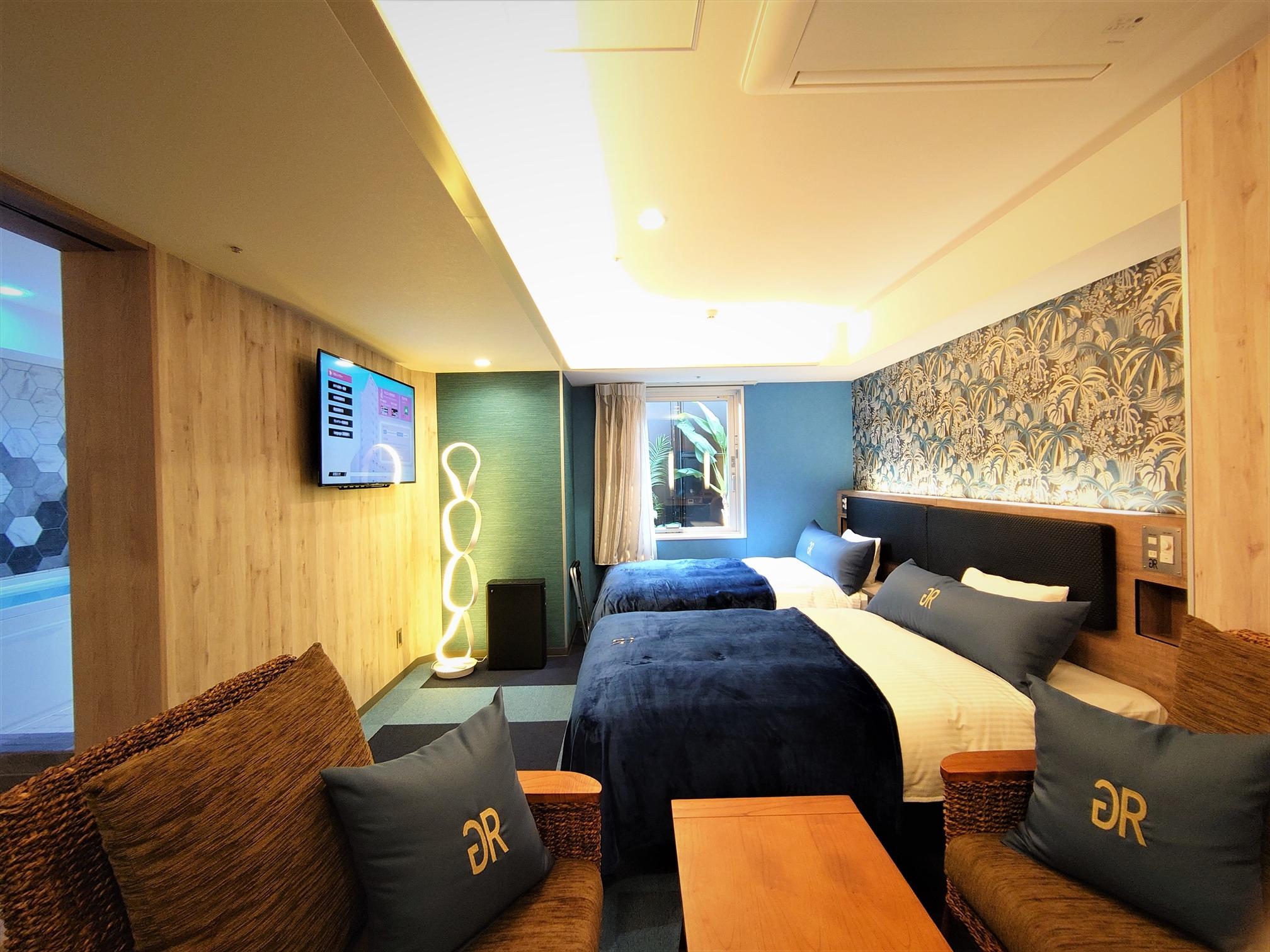 Green Rich Hotel Miyazakitachibanadori 2Twin Room Non-Smoking
