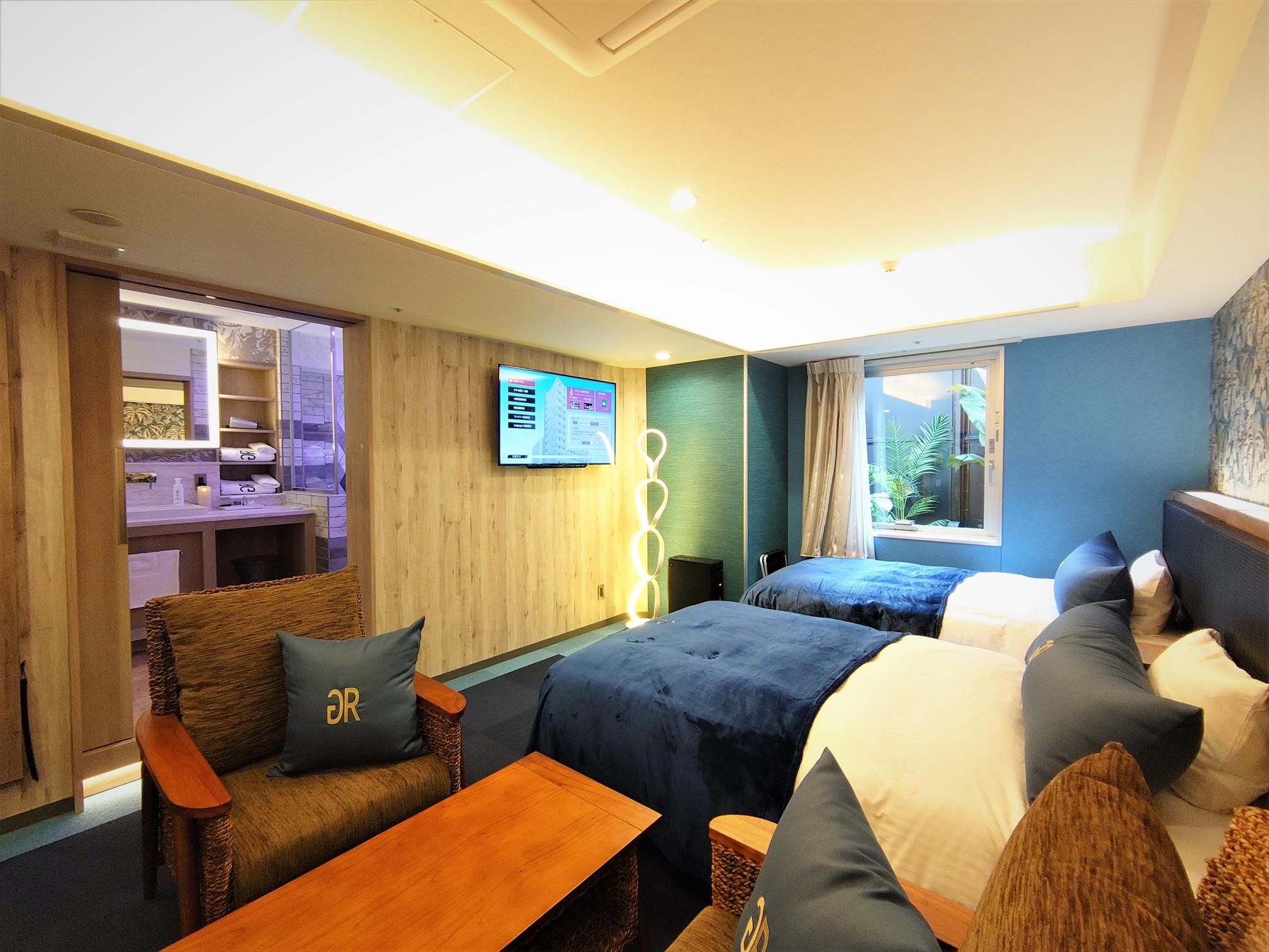 Green Rich Hotel Miyazakitachibanadori 2Twin Room Non-Smoking