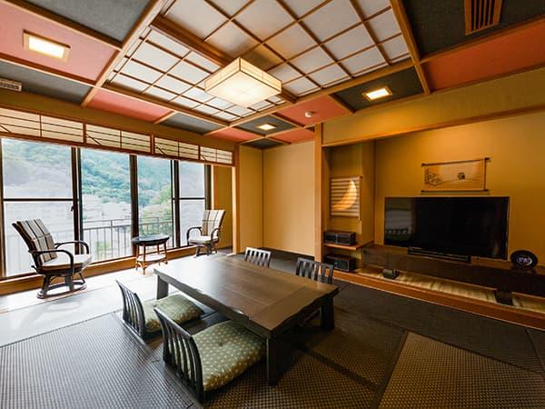 リブマックスリゾート川治【和モダンプレジデンシャルスイート】110平米展望露天風呂