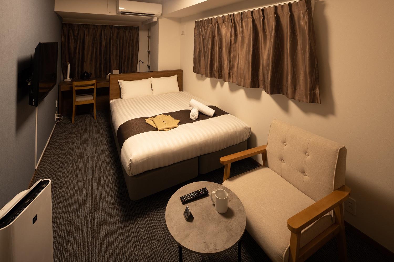 Coruscant Hotel 長崎駅 3【禁煙】スタンダードダブル　全室お風呂トイレ別・キッチン付