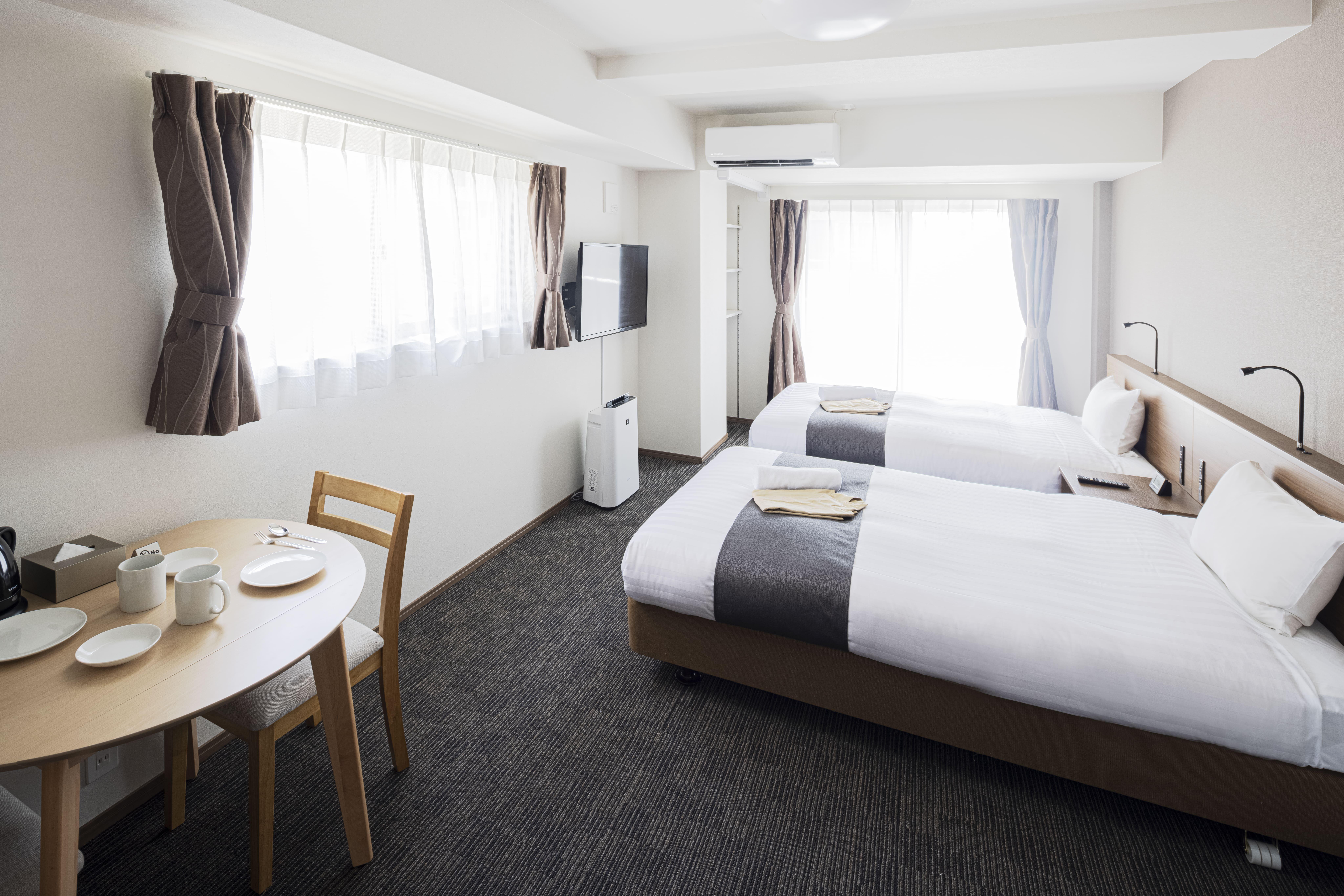 Coruscant Hotel 長崎駅 3【禁煙】スタンダードツイン　全室お風呂トイレ別・キッチン付