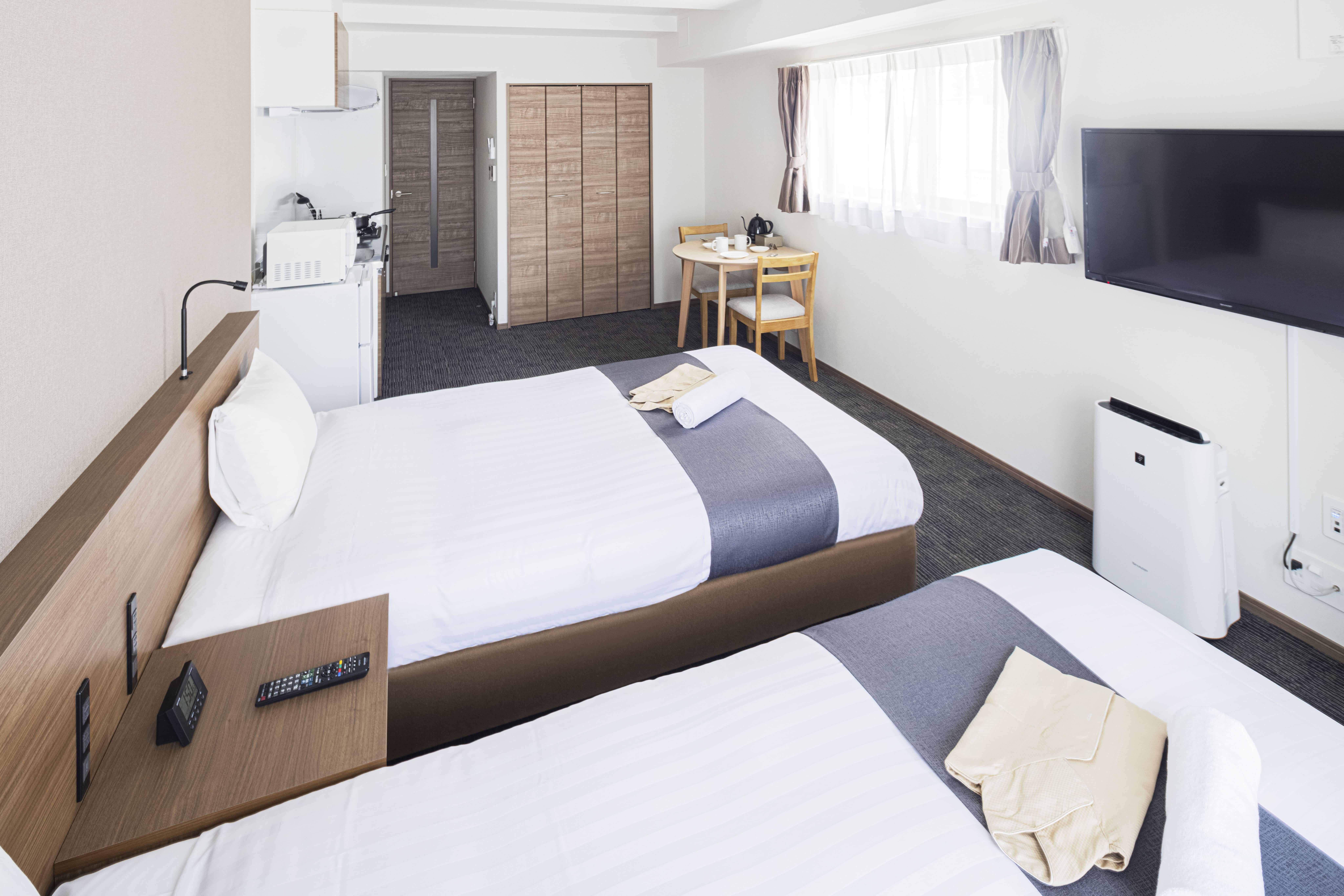 Coruscant Hotel 長崎駅 3【禁煙】スタンダードツイン　全室お風呂トイレ別・キッチン付