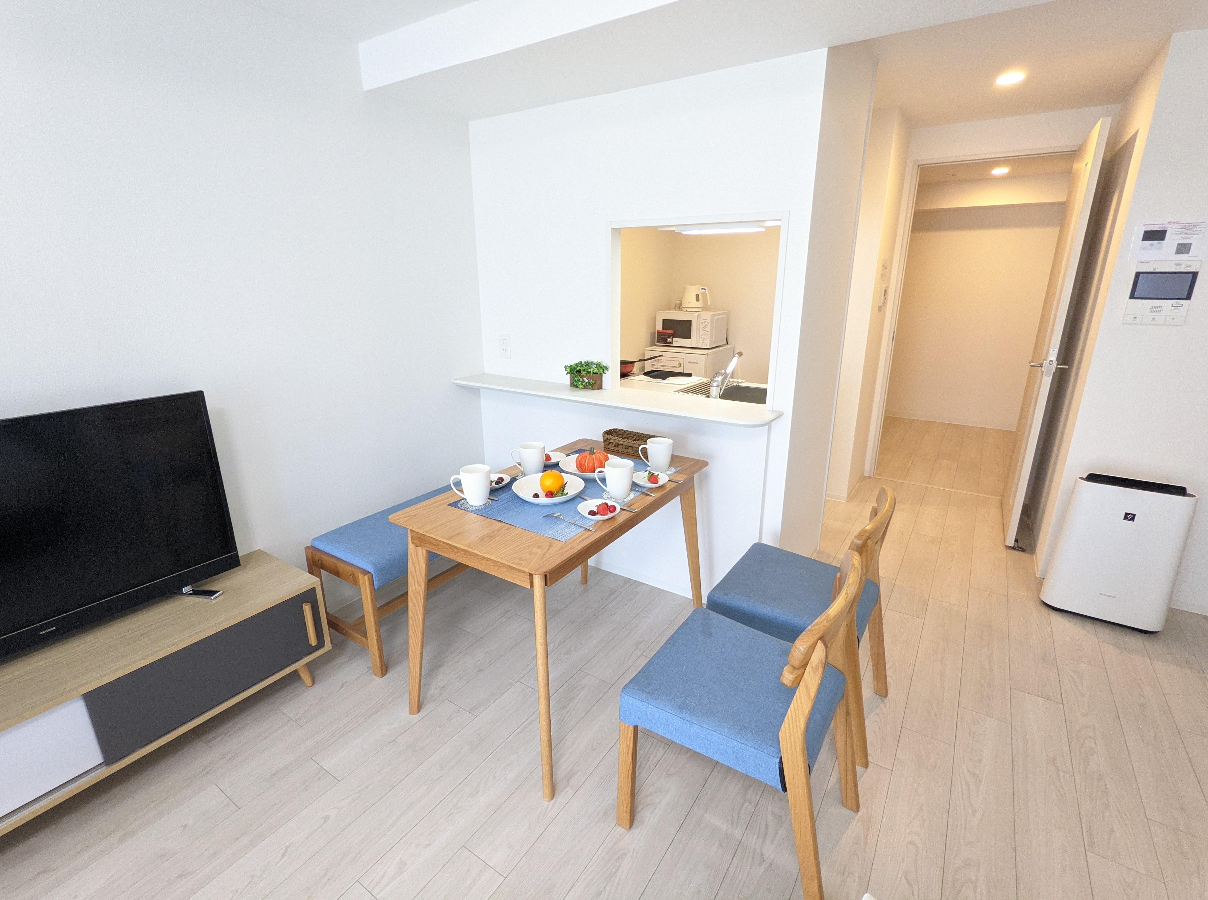 Esuriido Hotel Oosaka TsuruhashiQuad (4 beds) Standard Town view Non-Smoking