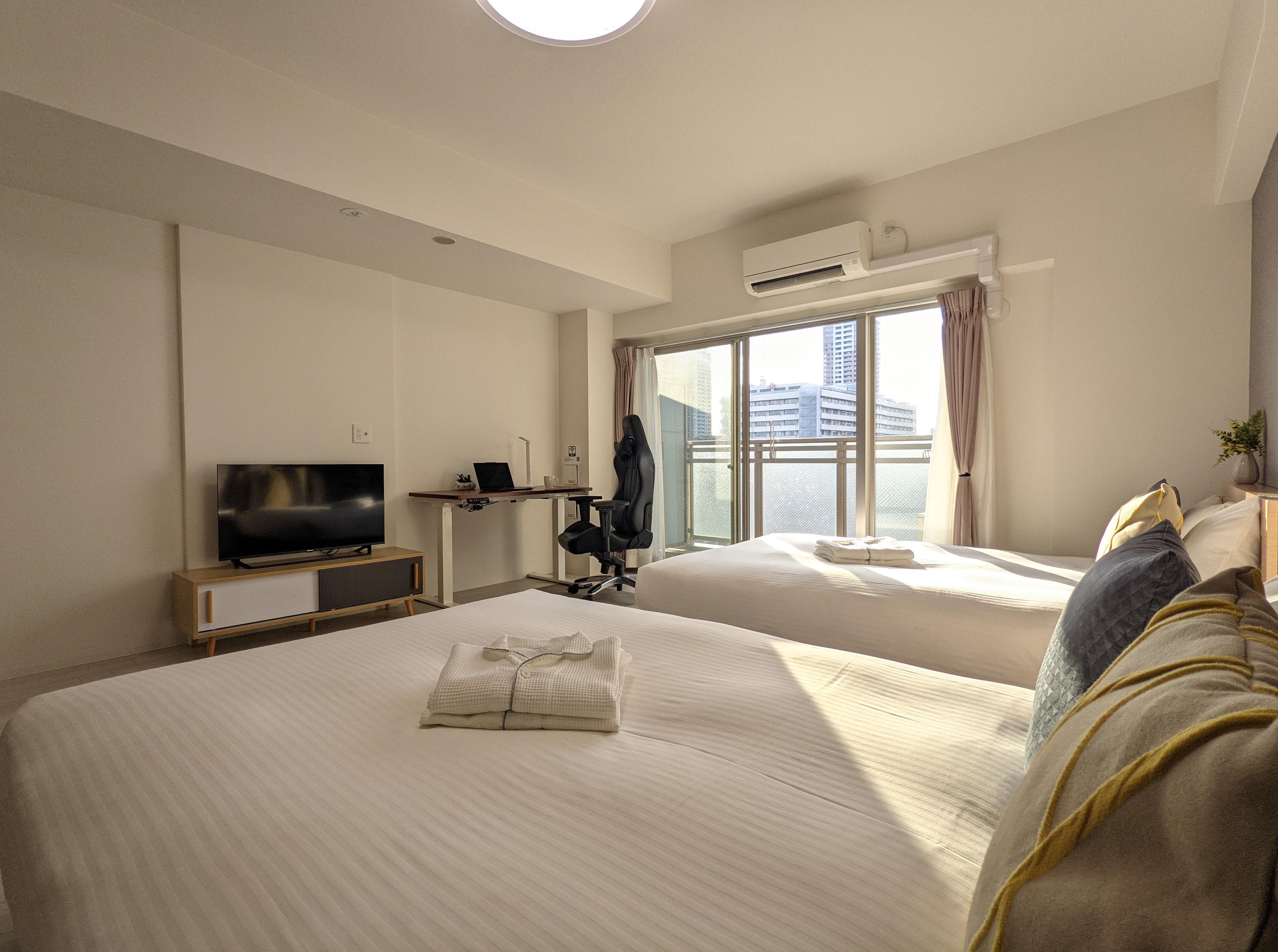 Esuriido Hotel Oosaka TsuruhashiTwin Room Deluxe Town view Non-Smoking