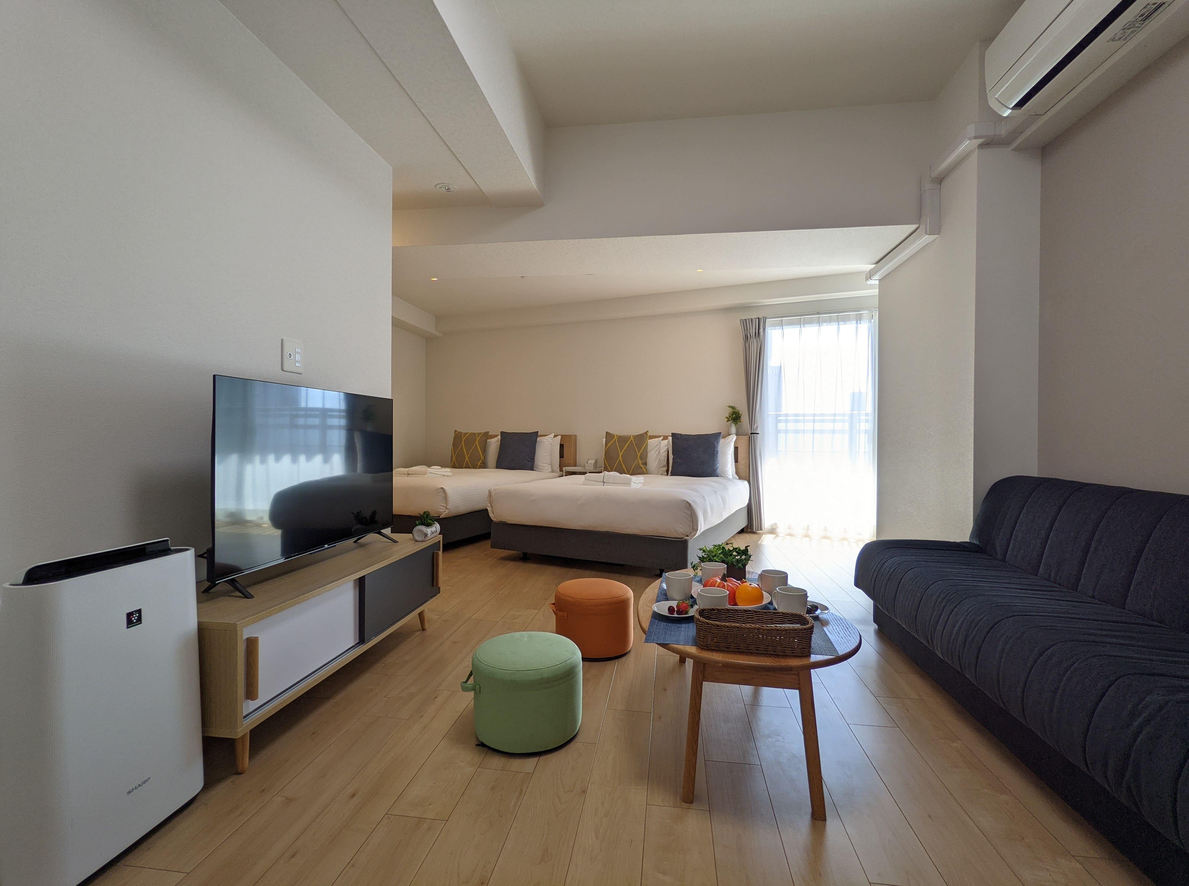 Esuriido Hotel Oosaka TsuruhashiTriple Room Standard Town view Non-Smoking