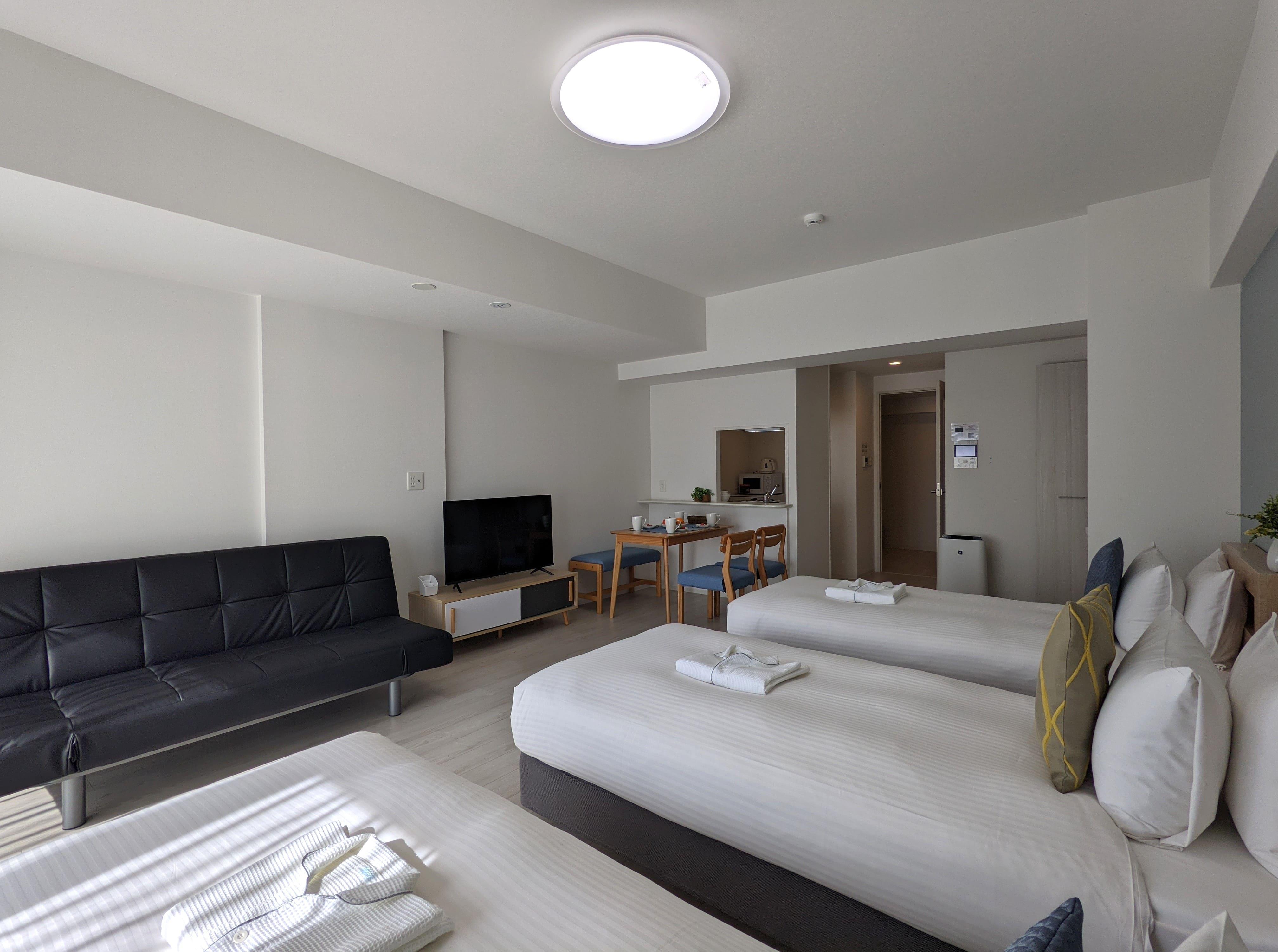 Esuriido Hotel Oosaka TsuruhashiQuad (4 beds) Standard Town view Non-Smoking
