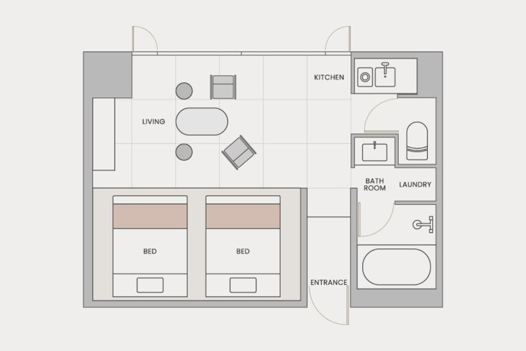 fav KUMAMOTOQuad (4 beds) Superior Non-Smoking