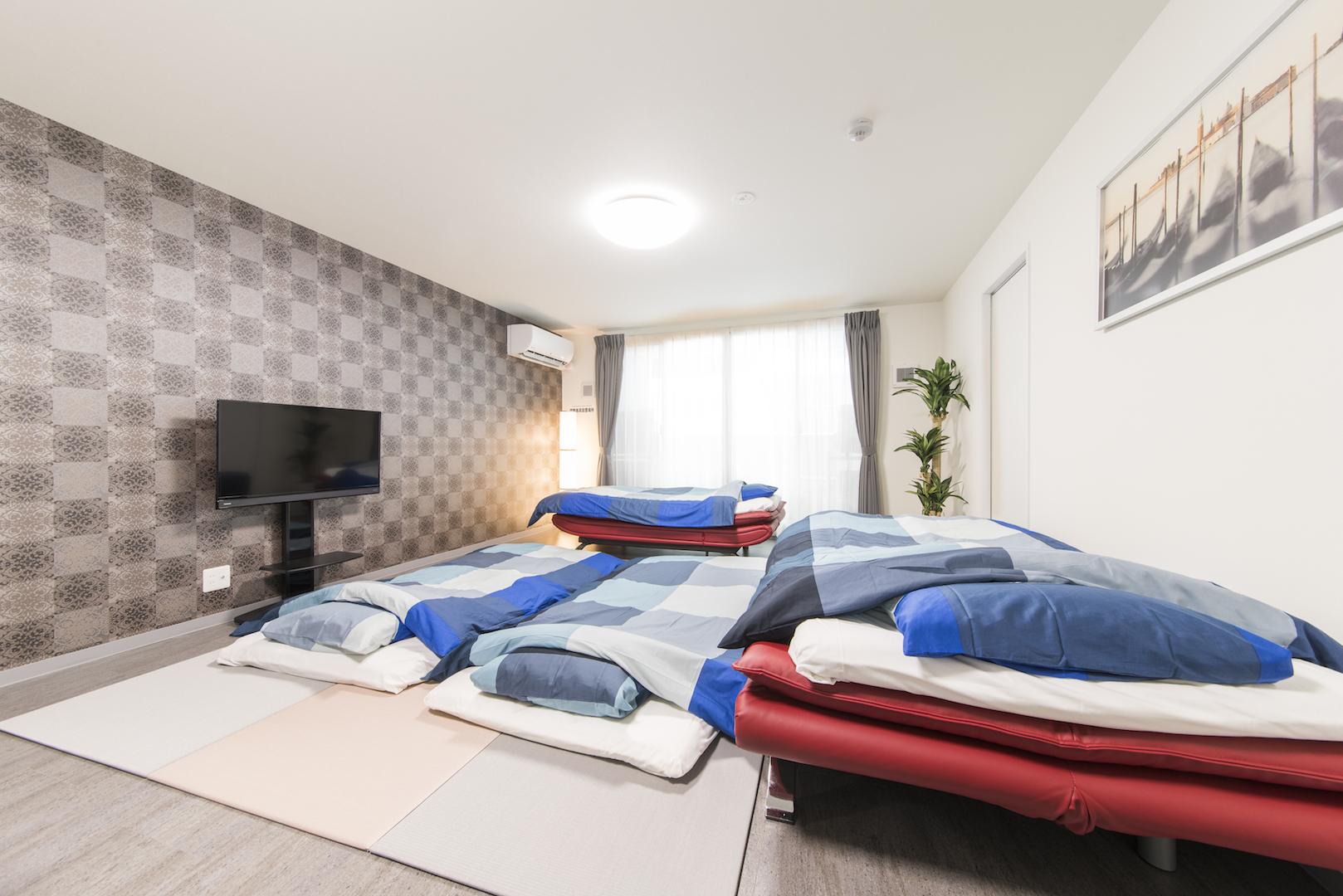 華門 inn OSAKAデラックスアパートメント＜1名～6名：3LDK＞
