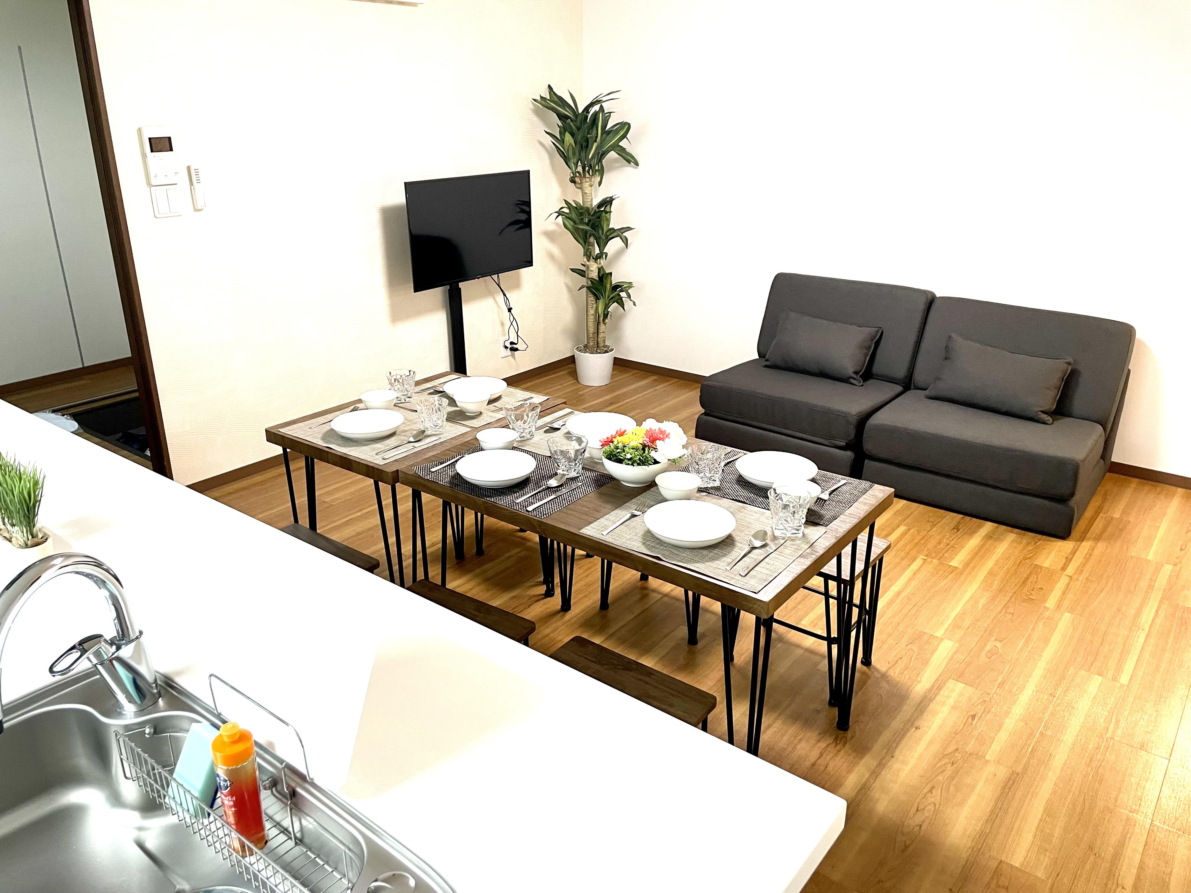 華門 inn OSAKAスタンダードアパートメント＜1名～6名：2LDK＞