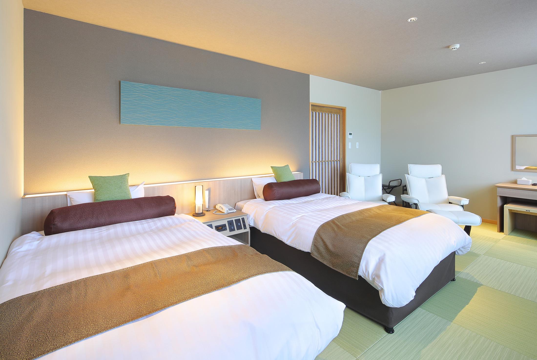 Aso Hakuun SansouTwin Room Superior Mountain view Non-Smoking