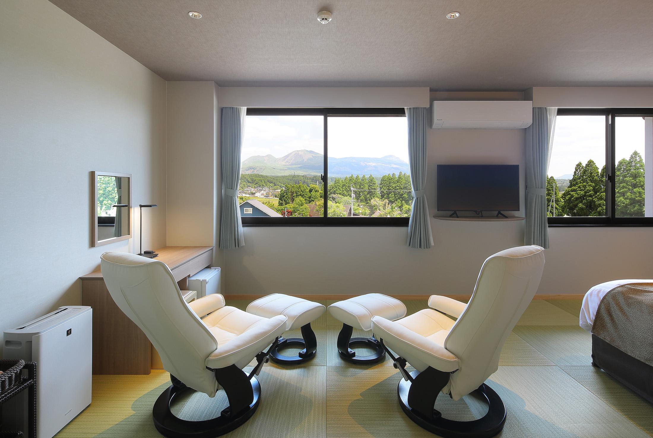 Aso Hakuun SansouTwin Room Superior Mountain view Non-Smoking