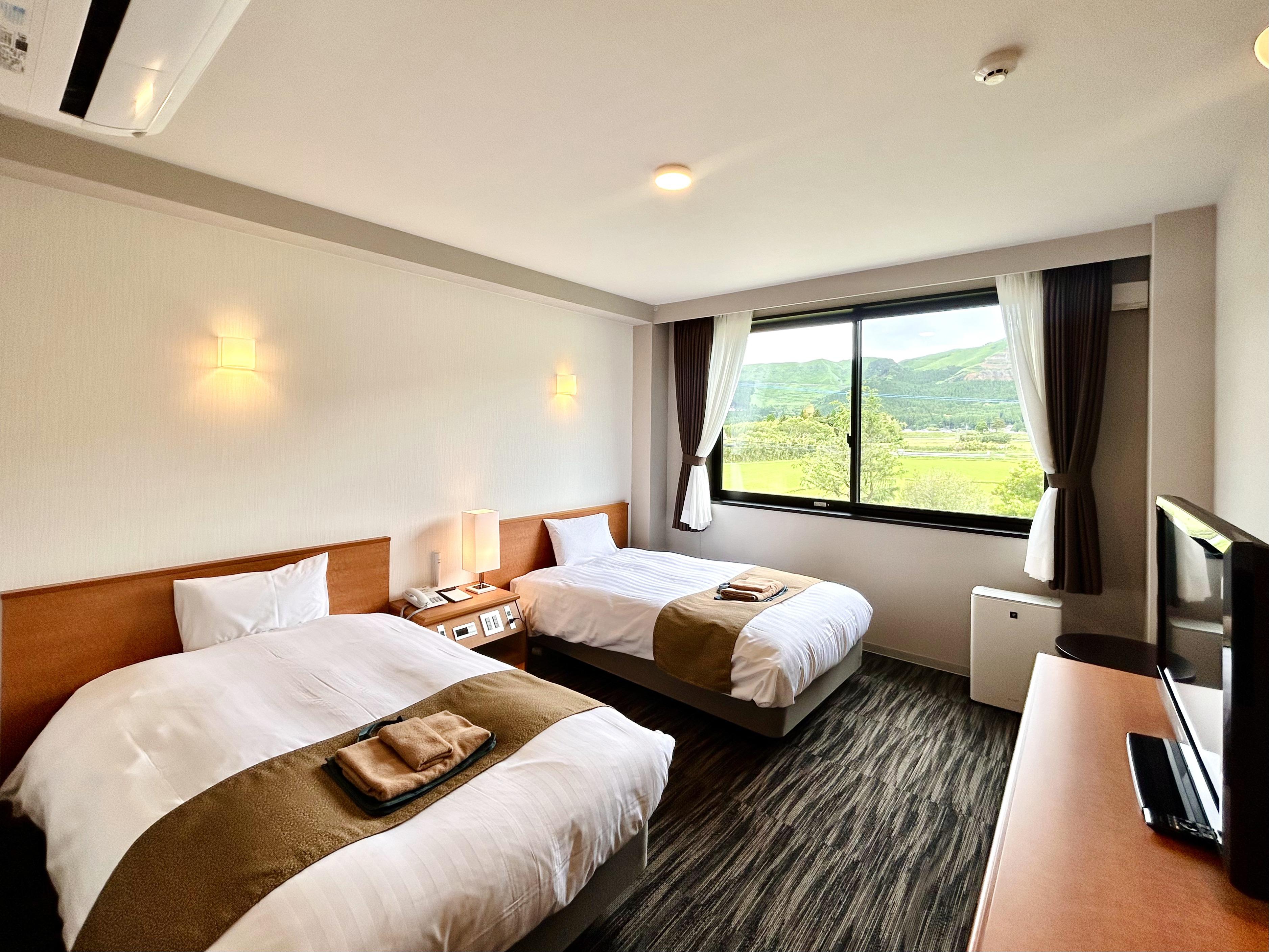 Aso Hakuun SansouTwin Room Standard Mountain view Non-Smoking