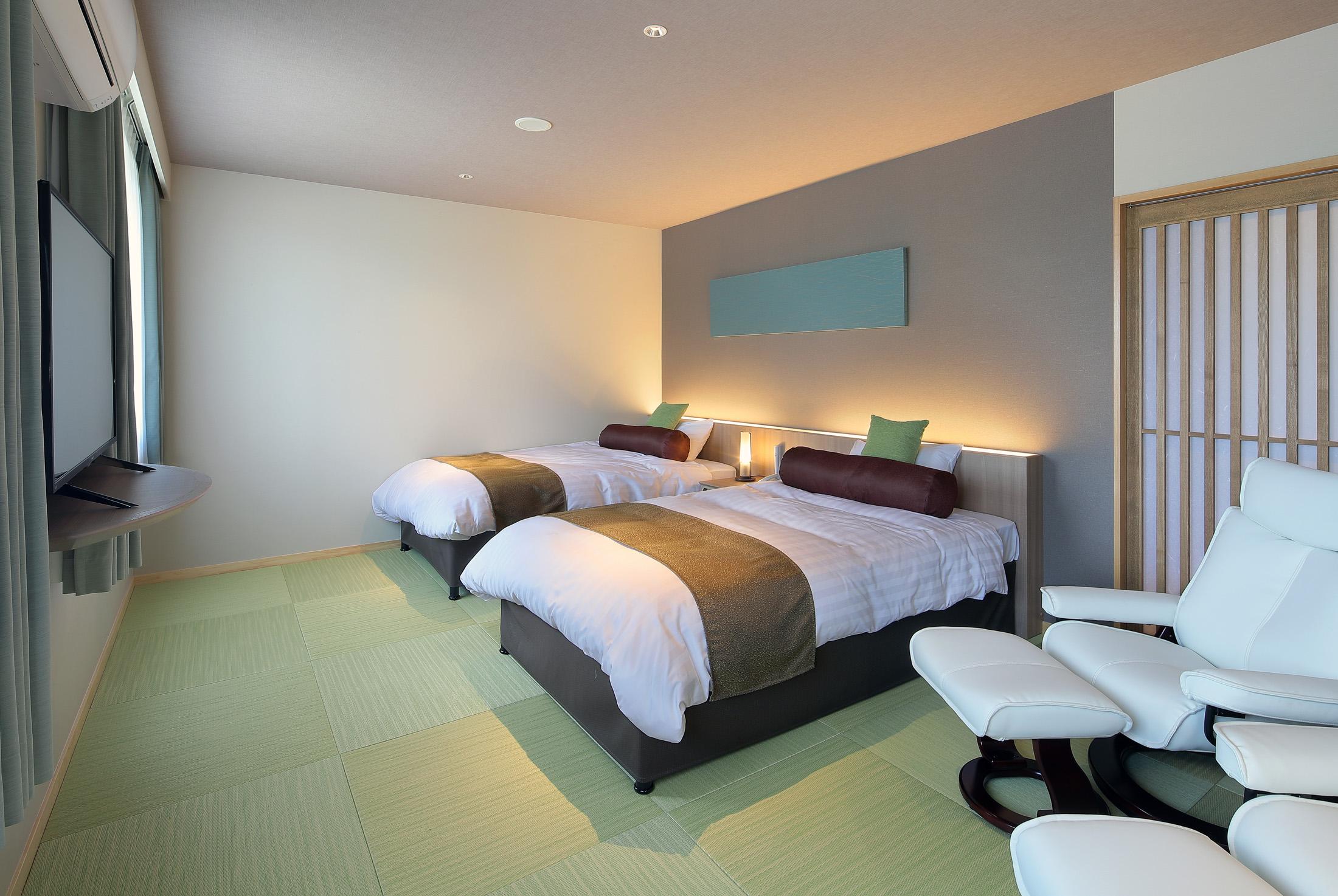 Aso Hakuun SansouTwin Room Superior Mountain view Non-Smoking